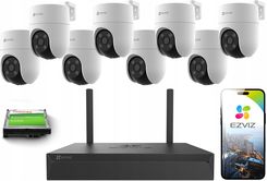 Ezviz Zestaw Do Monitoringu Ip Wifi 8X H8C 2K+ 4 Mp Aplikacja Auto Tracking