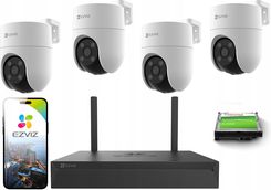 Ezviz Zestaw Do Monitoringu Ip Wifi H8C 2K+ 4 Mpx Aplikacja Auto Tracking