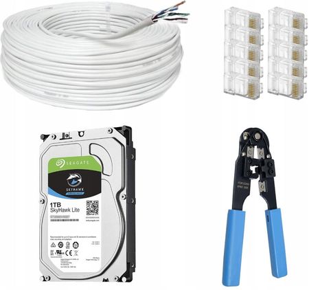 Dvs Zestaw Do Monitoringu 2 Zewnętrzne Kamery Poe Ip 5Mpx Kopułka 1Tb Mikro - zdjęcie 4