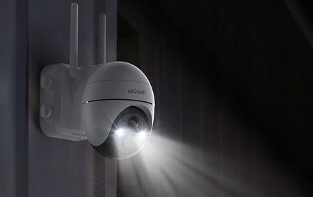Iegeek Kamera Zewnętrzna Obrotowa Akumulator Bezprzewodowa Ip Wifi 2K 3Mpx 64Gb - zdjęcie 4