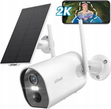 Iegeek Kamera Zewnętrzna Solarna Smart Bezprzewodowa Ip Wifi 2K 3Mpx 4X Zoom