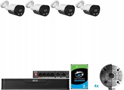 Bcs Zestaw Do Monitoringu Ip 4 Kamer Bcs-P-Tip25Fsr3L2-Ai2 5Mpx