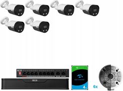 Bcs Zestaw Do Monitoringu Ip 6 Kamer Bcs-P-Tip25Fsr3L2-Ai2 5Mpx