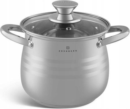 GARNEK STALOWY Z Pokrywką Głęboki Wysoki Beczułka 2,9l 16cm 531