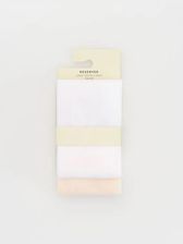 Reserved - Rajstopy z mikrofibry 2 pack - kremowy