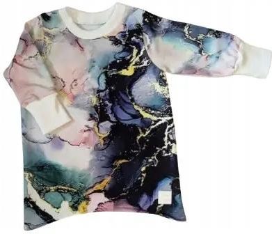 Sukienka kolorowy marmur rozmiar 170