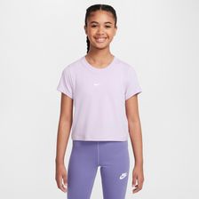 T-shirt o skróconym kroju dla dużych dzieci (dziewcząt) Nike Sportswear - Fiolet