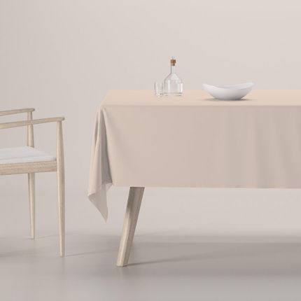 Dekoria.pl Obrus prostokątny, jasnobeżowy, Crema 100x100 cm (83114465_100X100)