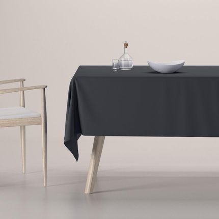 Dekoria.pl Obrus prostokątny, czarny, Crema 130x210 cm (83114464_130X210)