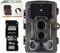 Zdjęcie Tophunt Kamera Leśna Fotopułapka Hc800A + Karta Pamięci Microsd Goodram Cl10 16Gb - Gryfice