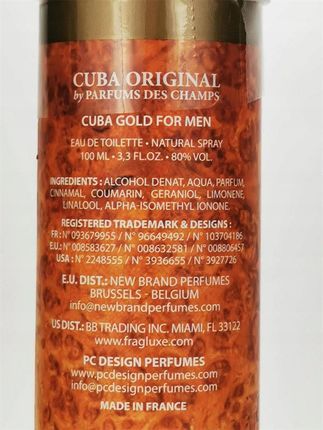 Cuba Gold Original Złota Woda Toaletowa 100ml - zdjęcie 2