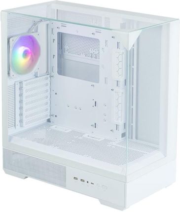 Zalman P40 Prism Mid-Tower szkło hartowane biała (KOZALOC0P40PRIW) - zdjęcie 2
