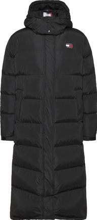 Tommy Jeans Alaska Long Puffer Jacket Black - Large XL