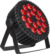 Oświetlenie sceniczne LED, sterowanie DMX, kąt wiązki 40 stopni, 4 sztuki 18x18W, wtyczka EU