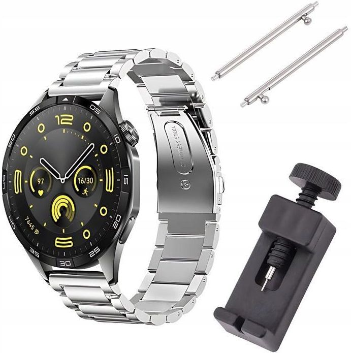 Bracciale In Pelle Mugust Per Amazfit: 22mm, Compatibile GTR 3/4/Pro E Altri