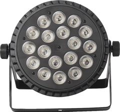 Oświetlenie sceniczne LED, sterowanie DMX, kąt wiązki 40 stopni, 4 sztuki 18x12W, wtyczka EU