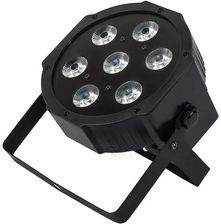 Oświetlenie par LED, mieszanie kolorów RGBW, sterownik DMX, 8 sztuk 7X12W, wtyczka EU