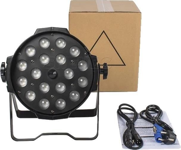 Lampa LED Zoom Par, 18x18W RGBWA+UV, zoom liniowy 15-45, Zoom 18x18W ...