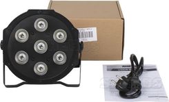 Oświetlenie sceniczne LED Par, moc 7X12W, sterowanie DMX, 8szt 7x18w, wtyczka EU