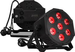 Oświetlenie sceniczne LED Par, moc 7X12W, sterowanie DMX, 8szt 7x12w, wtyczka EU