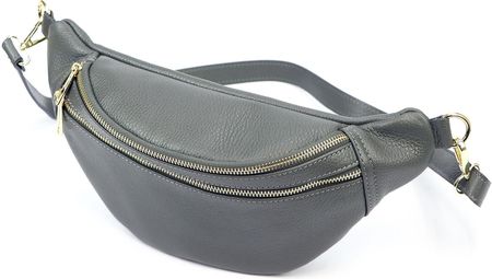 Torebka torebki skórzana saszetka nerka skóra naturalna Luka damska
