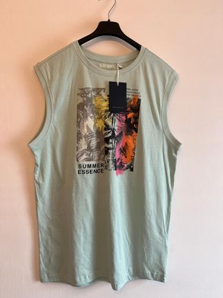 T-shirt BLUE SEVEN koszulka bez rękawów, Bawełna, L