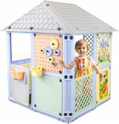 Mochtoys Domek Ogrodowy Dla Dzieci Zjeżdzalnia Wodna 180Cm Zestaw Smart House 6W1 - zdjęcie 2