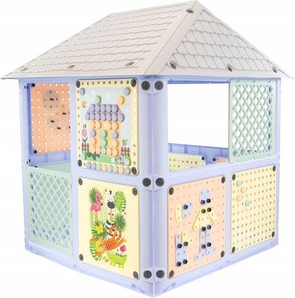 Mochtoys Domek Ogrodowy Dla Dzieci Zjeżdzalnia Wodna 180Cm Zestaw Smart House 6W1 - zdjęcie 5