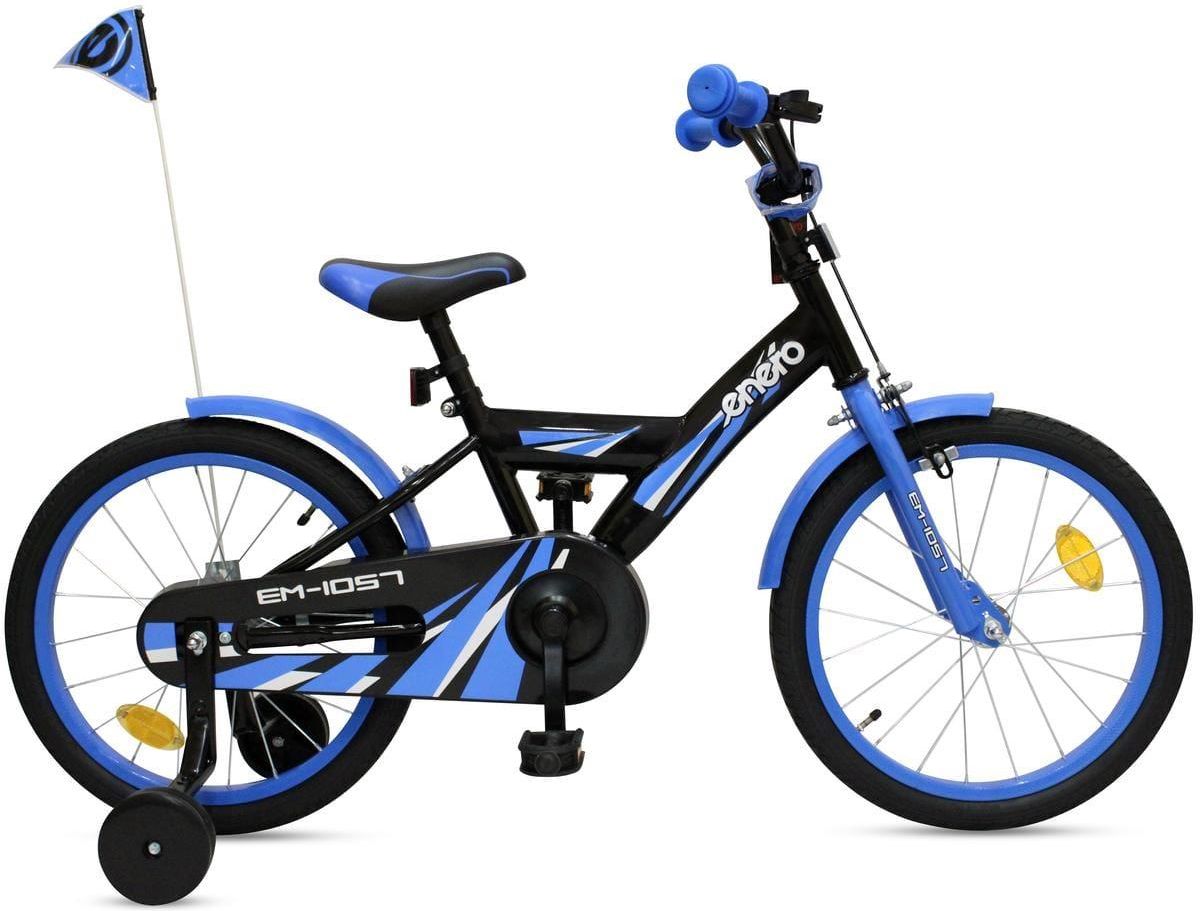 фото Дитячий двоколісний велосипед Enero EM-1057 18 Black/Blue
