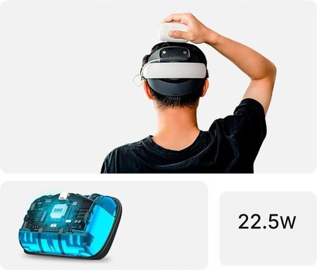 BoboVR Pasek odciążający z baterią E3 PRO do Meta Quest 3/3s