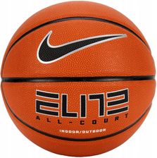 Zdjęcie Piłka Koszykowa Nike Elite All Court 8P 2.0 Deflated Pomarańczowa N1004088855 Rozmiar 6 - Tuszyn