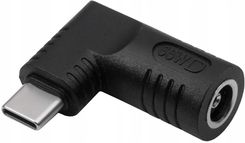 Akyga Przejściówka do laptopa 6.5 x 4.4 mm pin Usb-c Power Delivery 65W (AKNDD04)