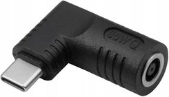 Akyga Przejściówka do laptopa 6.0 x 4.4 mm pin Usb-c Power Delivery 65W (AKNDD16)