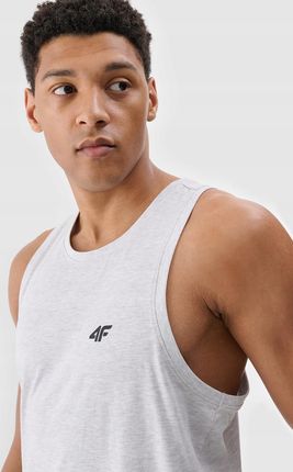 T-shirt 4F Koszulka Męska Bez Rękawów Bokserka M TSLEM126 SS25 - zdjęcie 5