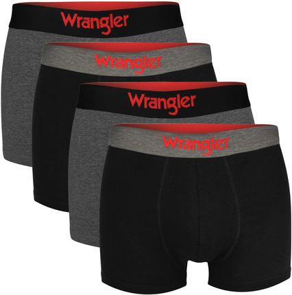 最適な材料 Wrangler Bokserki 22134 Czarne sztuk 5 Bawełna Trunk Męskie WorkUtility&SafetyClothing