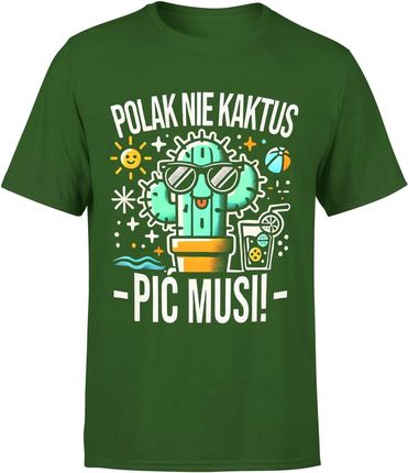 Polak nie kaktus pi musi Mska koszulka (S, Czarny) - Ceny i opinie -  Ceneo.pl