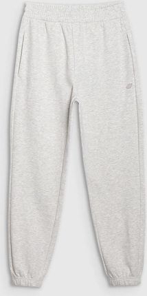 Spodnie dresowe joggery uniseks 4F 4FWSS25TTROU0997 - szare