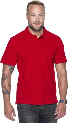 Koszulka polo Promostars Heavy 42180 Czerwona