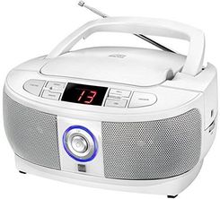 Radioodtwarzacz Dual biały 74582 P 49-1 Boombox z odtwarzaczem CD