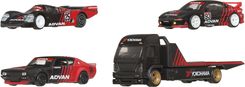 Hot Wheels Premium Advan Racing Team Wielopak pojazdów dla kolekcjonerów Zestaw 4 autek GMH39 JBM06