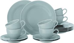 Zdjęcie Seltmann Weiden - Komplet kawowy dla 6 osób Beat Color Glaze błękitny - Legnica