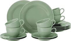 Zdjęcie Seltmann Weiden - Komplet kawowy dla 6 osób Beat Color Glaze eukaliptusowy - Legnica