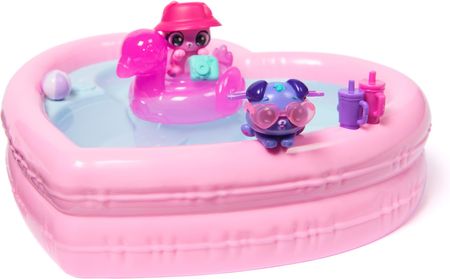 Spin Master Hatchimals Alive! Neon Rainbow Bestie Pool Party Basen 2 Figurki W Jajkach I 14 Akcesoriów - zdjęcie 5