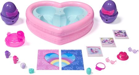 Spin Master Hatchimals Alive! Neon Rainbow Bestie Pool Party Basen 2 Figurki W Jajkach I 14 Akcesoriów - zdjęcie 4