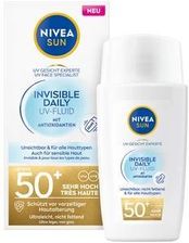 Nivea Sun Uv Gesicht Experte Invisible Daily Uv-Fluid Lsf 50+ Żel Do Opalania 40ml