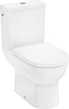 HANSGROHE GladeLake S Kompakt WC 640, odpływ poziomy/pionowy, przyłącze z boku, AquaChannel Flush, z deską WC, SoftClose, QuickRelease biały 60313450