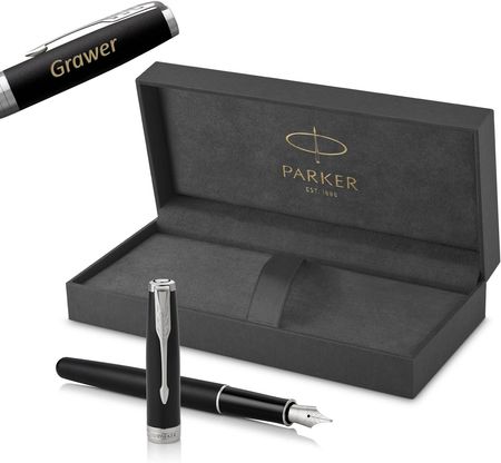 Parker Pióro Wieczne Sonnet Matte Black Ct (M) Z Grawerem