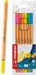 Stabilo Cienkopisy Point Neonowe 6szt. Etui Kartonik 88/6-1