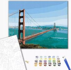 Zdjęcie Brushme Malowanie Po Numerach 40X50Cm Przez Most Do Snu - Luboń