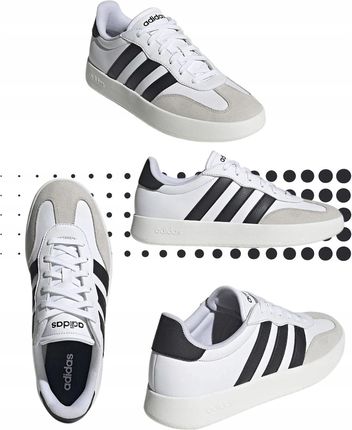 Buty męskie sneakersy adidas Barreda sznurowane zamsz r.431/3